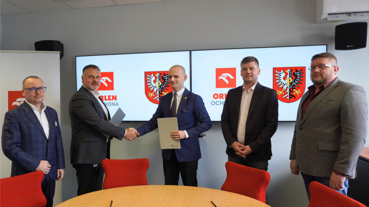 Współpraca ORLEN Ochrona z Powiatem Płockim 2